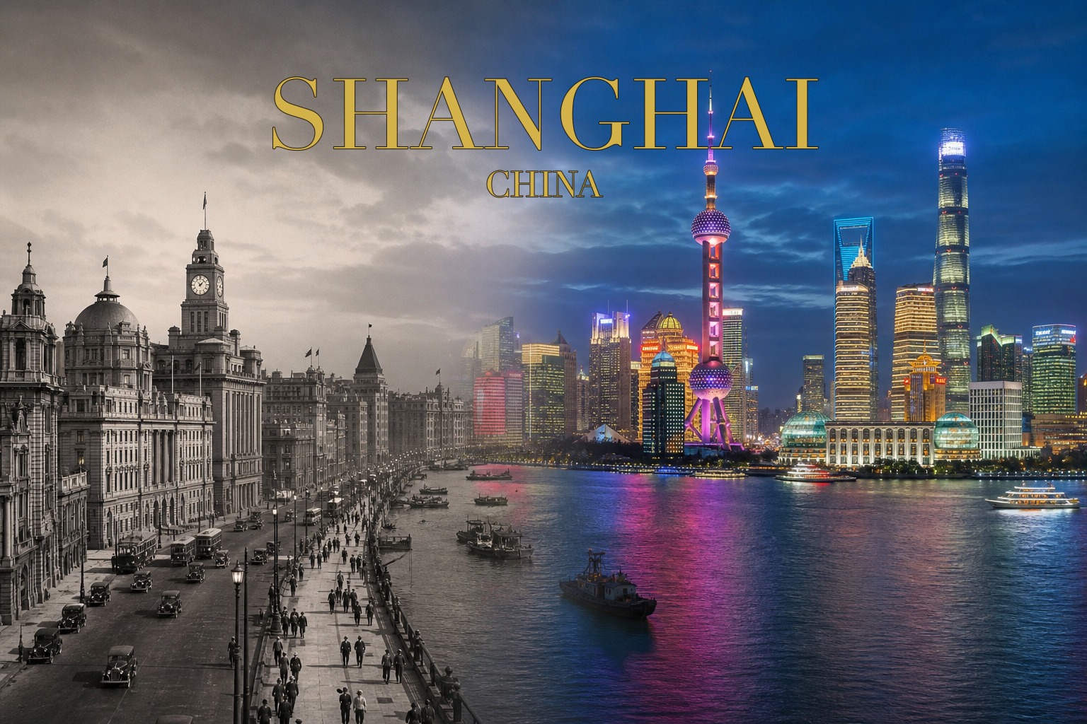 Shanghai skyline